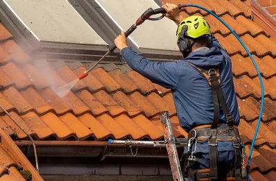 Démoussage et hydrofuge de toiture à Plouescat